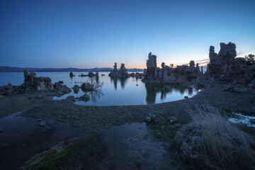 south tufa at the mono lake in california, usa