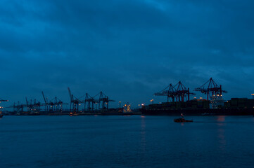 Hafen von Hamburg. Deutschland