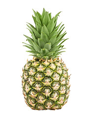 Fototapeta premium Pineapple isolated on white background with clipping path