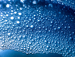 Colored soap and water bubbles. Abstract background.