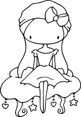 cartoon beautiful girls 