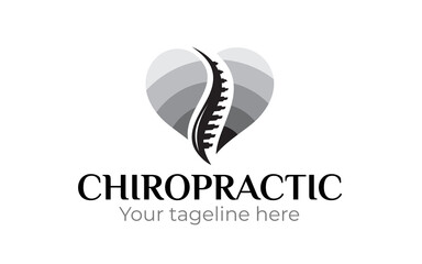 Illustration of chiropractic Logo Design