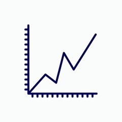 Outline analytics icon.Analytics vector illustration. Symbol for web and mobile