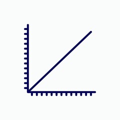 Outline analytics icon.Analytics vector illustration. Symbol for web and mobile