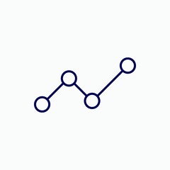 Outline analytics icon.Analytics vector illustration. Symbol for web and mobile