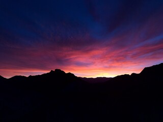 Sunset at Golden Canyon, Death Valley National Park, NV, USA