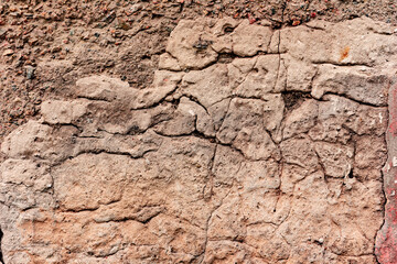 Pink cement wall texture for background and design art work