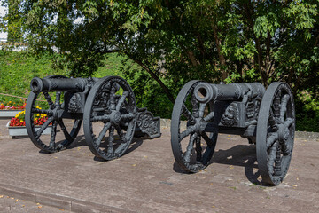 old cannon in the fortress