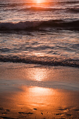 nature poster. sunset