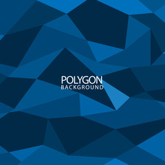 Polygon hexagon vector abstract background. Triangular geometric pattern