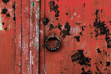 colorful rusty metal grunge background