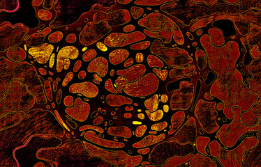 Burning Ashes seamless abstract background pattern