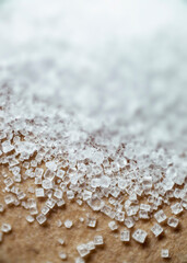 Salt crystals extreme macro abstract texture