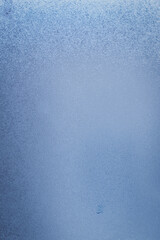 blue steam condensation on a glass - freshness abstract background