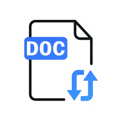 File icon vector. Document icon illustration