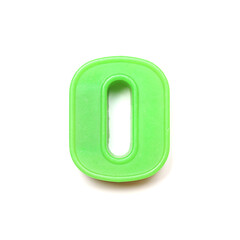 Magnetic lowercase letter O