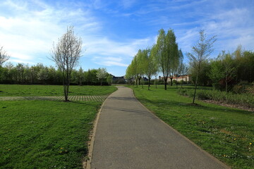 walking and cycling path.