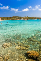 La Maddalena beach, Sardinian Emerald Coast, Italy.