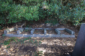 広島県竹原市　大久野島　毒ガス工場時代トイレ跡