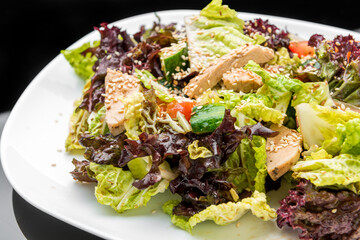 Caesar Salad, Salad with meat chicken