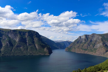 Fototapeta na wymiar Fjord de Norvège