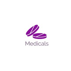 Drug capsules logo design, suitable for pharmacy, medical shop, drugstore, web and design