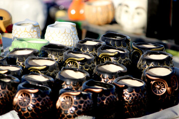 Handcrafted Water pot Cup Sculpture