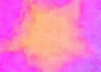 Watercolor paper background. Abstract Painted Illustration. Brush stroked painting.
