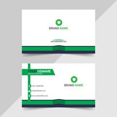 Vector Modern Green Business Card Design