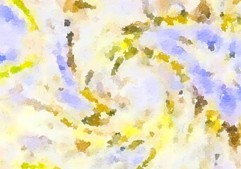 Watercolor paper background. Abstract Painted Illustration. Brush stroked painting.
