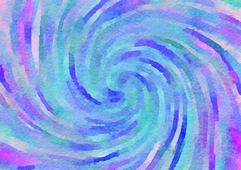 Watercolor paper background. Abstract Painted Illustration. Brush stroked painting.
