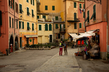 Naklejka na ściany i meble Cinque Terre Ligurien