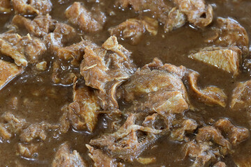 Pickled fish ,Traditional Thai style raw preserved fish