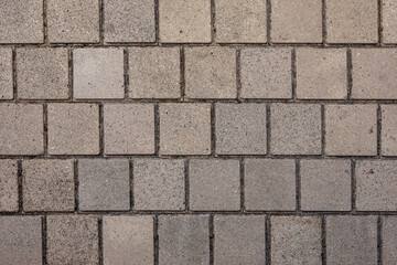 Sol en pavés de béton