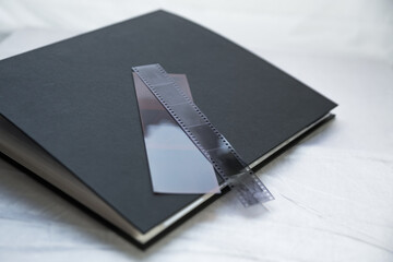Film photography album for negative storing. Different size negatives in special envelopes. 35mm...