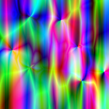 Abstract Psychodelic Vivid Rainbow Colorful, Wallpaper pattern paint, Flowing light strokes motion bright colorful smoke, Multicolor clouds, Rainbow cloudy pattern, Blurry gas, Foggy spectrum © Aunarnun