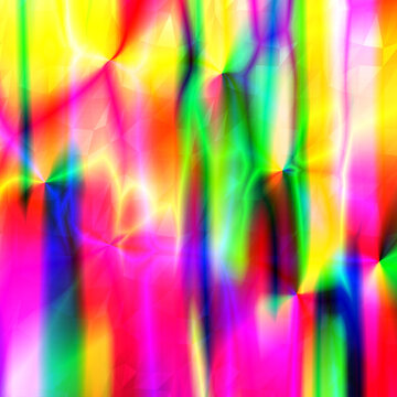 Abstract Psychodelic Vivid Rainbow Colorful, Wallpaper pattern paint, Flowing light strokes motion bright colorful smoke, Multicolor clouds, Rainbow cloudy pattern, Blurry gas, Foggy spectrum © Aunarnun