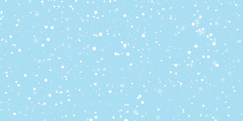 Snow Background. Winter sky. Vector.