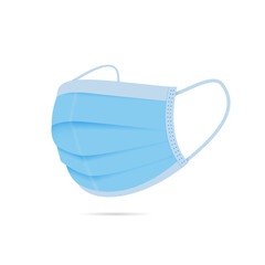 Surgical face mask icon design vector illustration