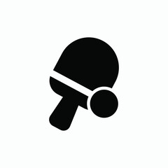 Ping pong icon vector