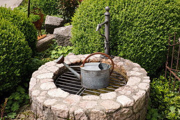 old well in the garden