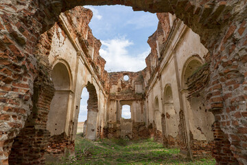 Halshany or Holszany Castle  is the ruined residence of the Sapieha magnate family in Halshany, Belarus