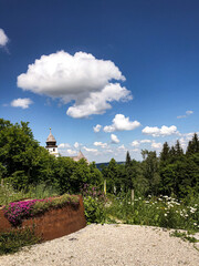 chruch in the mountains
