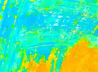 Fototapeta premium Watercolor paper background. Abstract Painted Illustration. Brush stroked painting. 