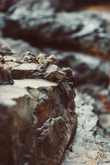 patterns in the rock 