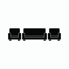 sofa icon vector