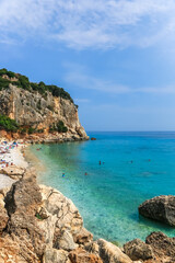 Naklejka premium Cala Fuili beach in Cala Gonone, Sardinia, Italy