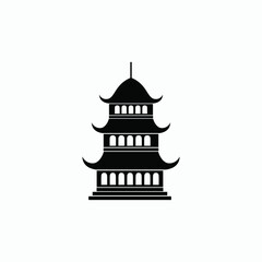 japanese landmark icon vector