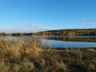 Aktash Lake near Kiselevsk City