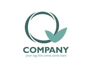 Q letter logo design for accounting company Finance Logo Design Vector Illustration